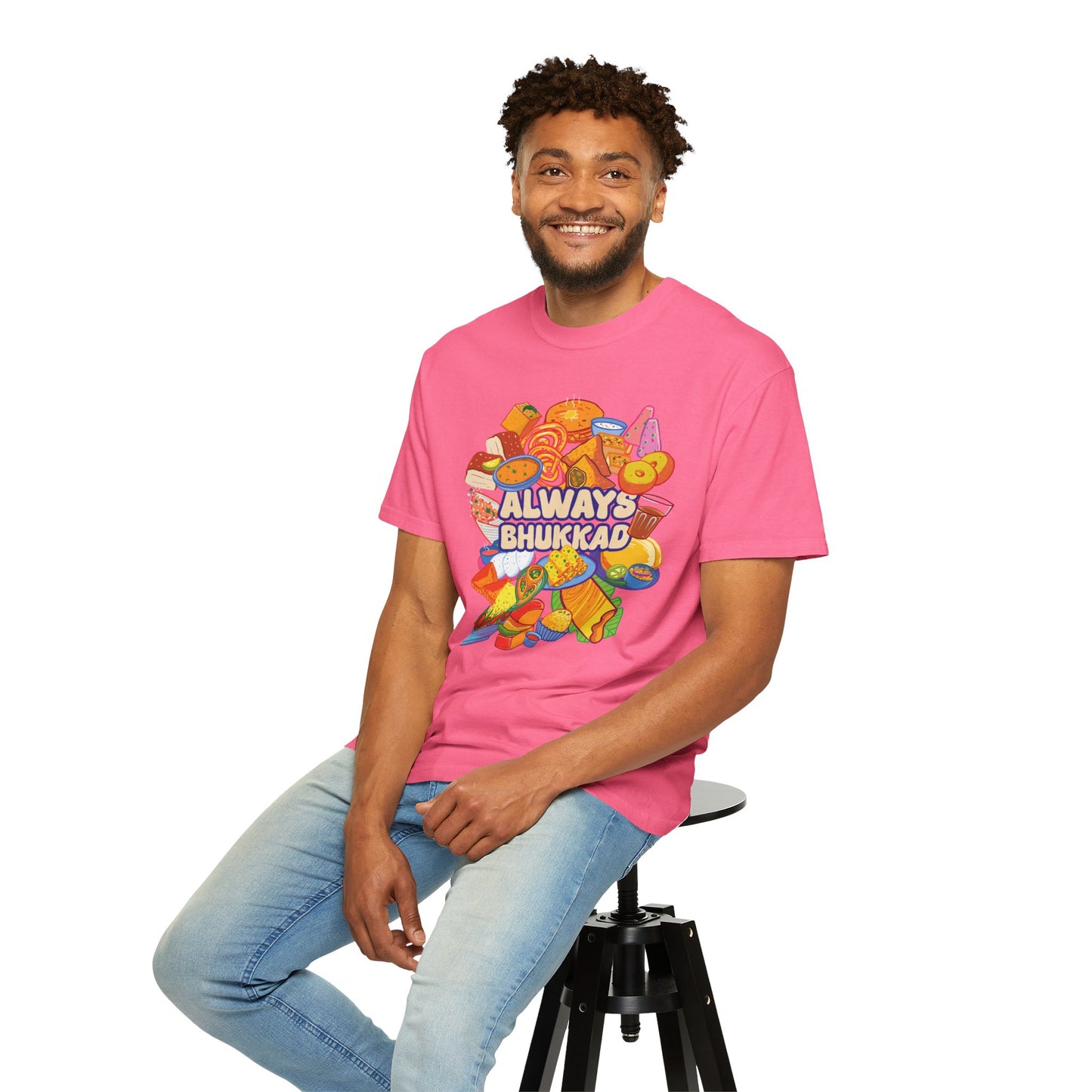 Always Bhukkad unisex graphic tee