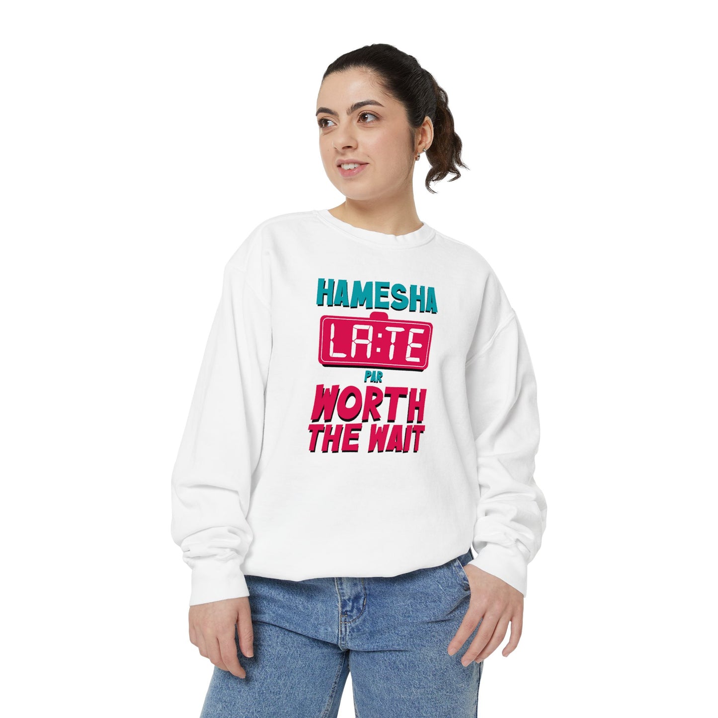 Hamesha Late Garment-Dyed Sweatshirt