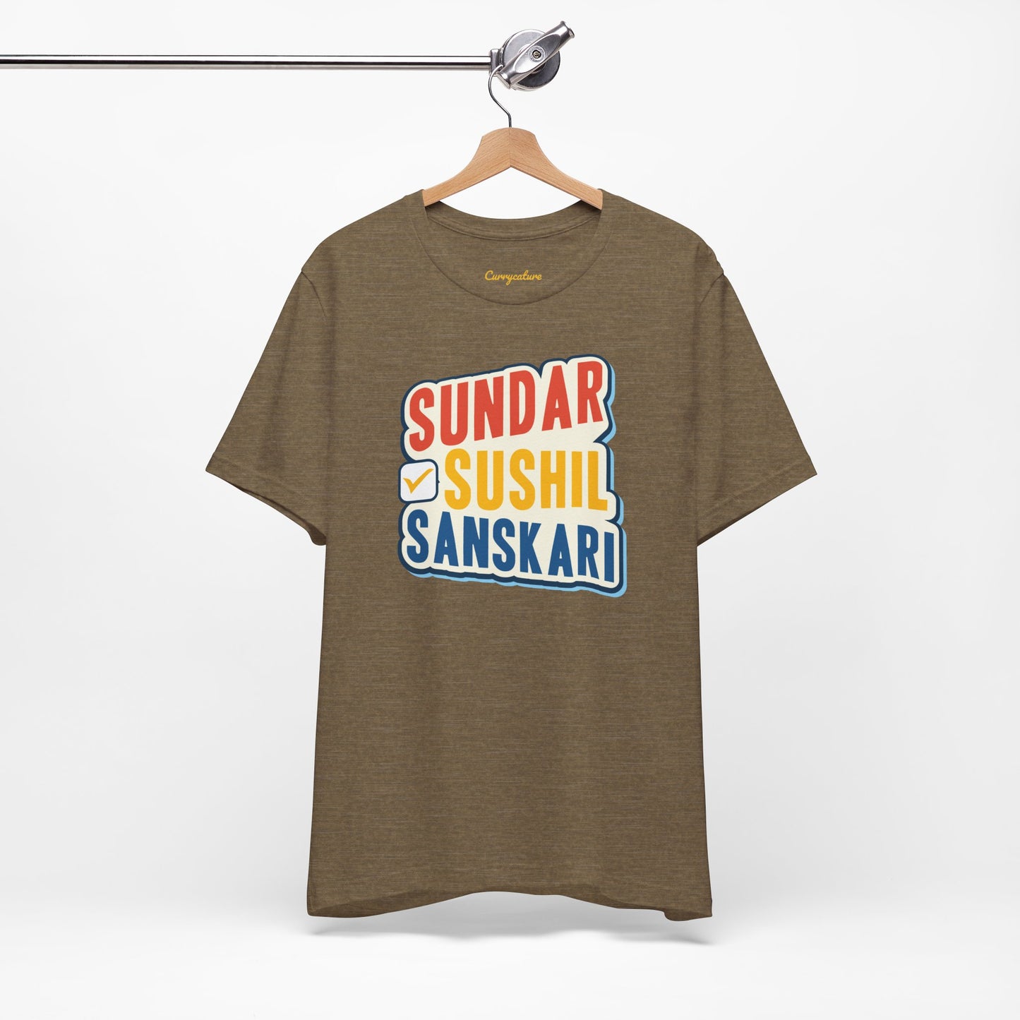 Sundar Sushil Sanskari Graphic T-shirt