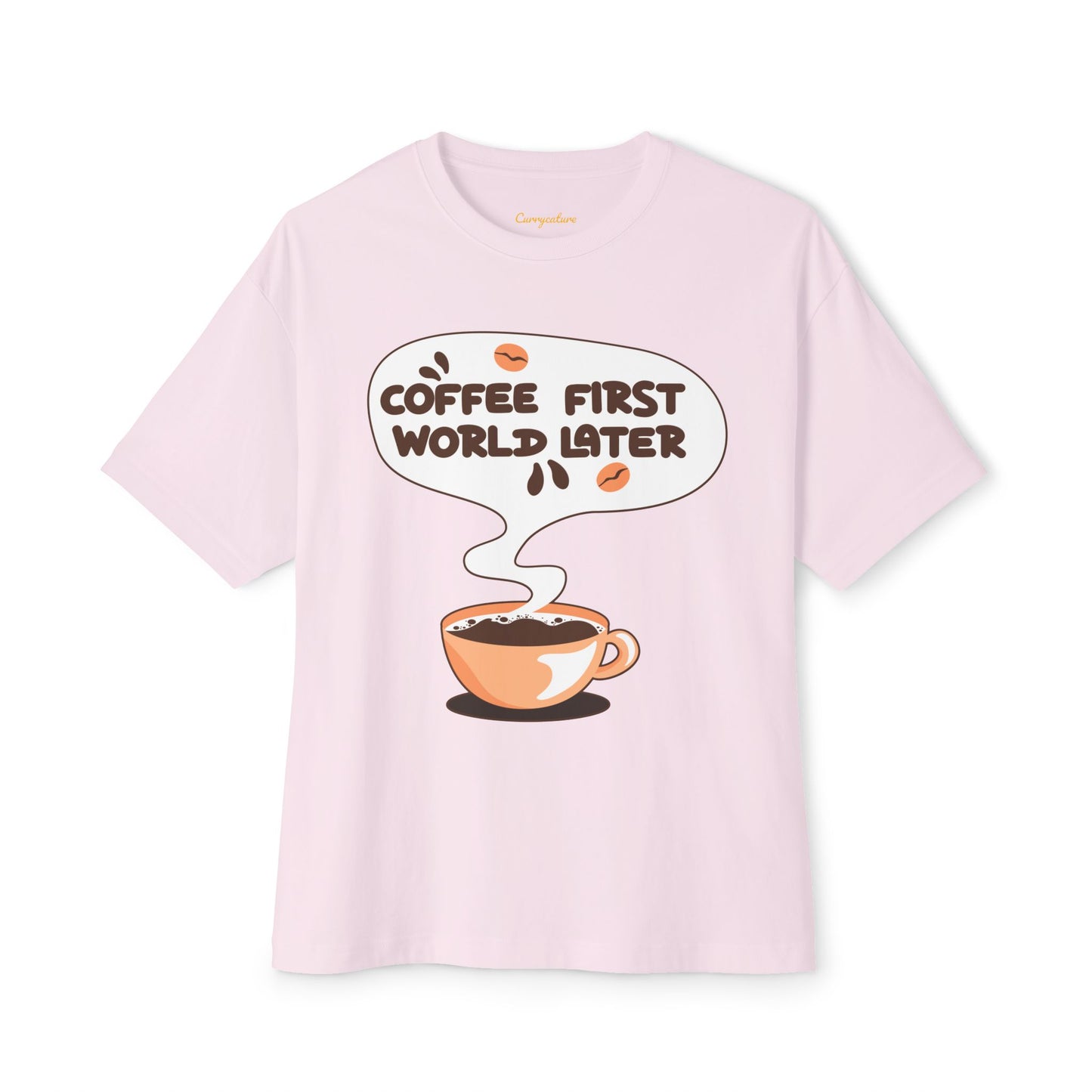 Coffee First Oversized Tee