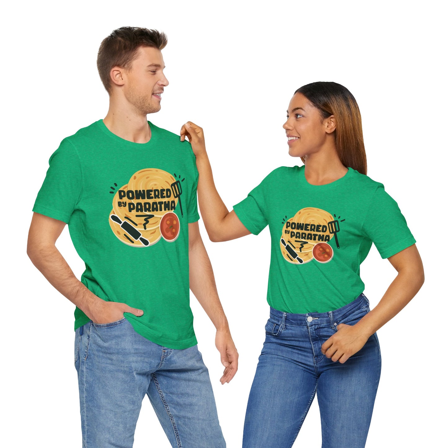 Powered by Paratha Graphic T-shirt