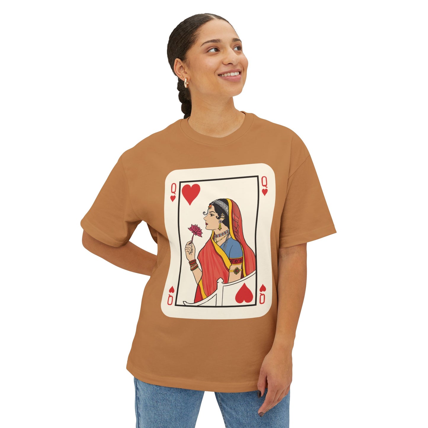 Queen of Hearts Oversized Tee
