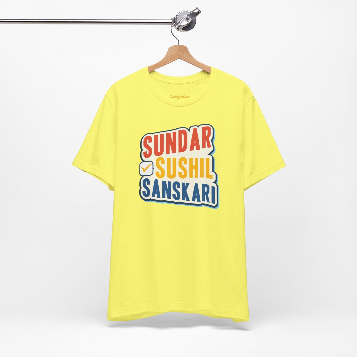 Sundar Sushil Sanskari Graphic T-shirt