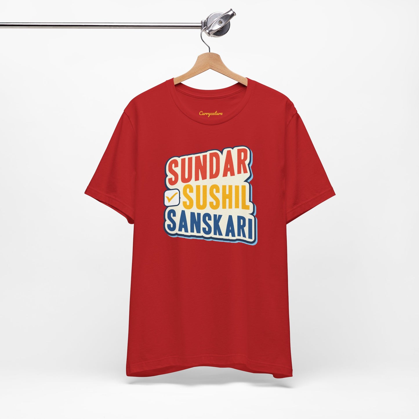 Sundar Sushil Sanskari Graphic T-shirt