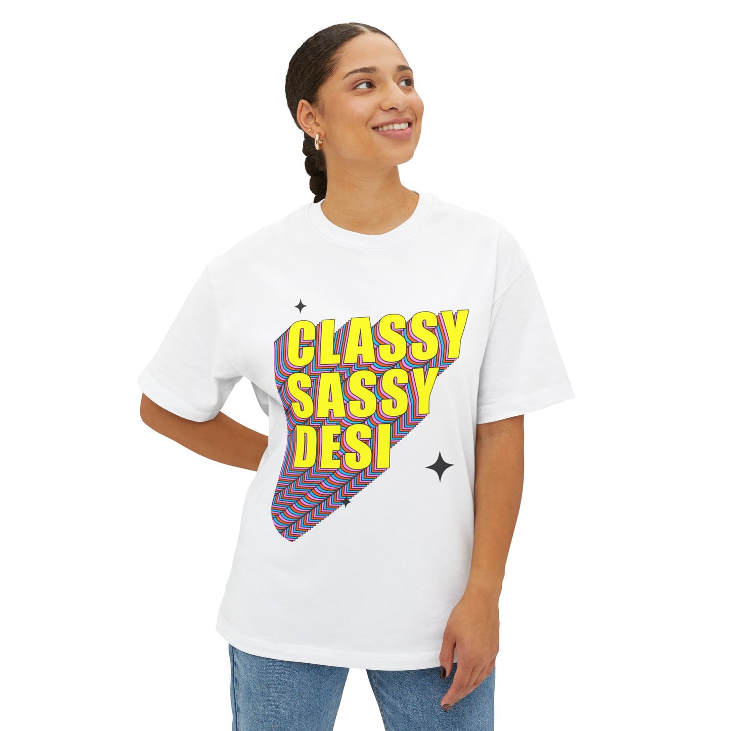 Classy Sassy Desi Oversized Tee