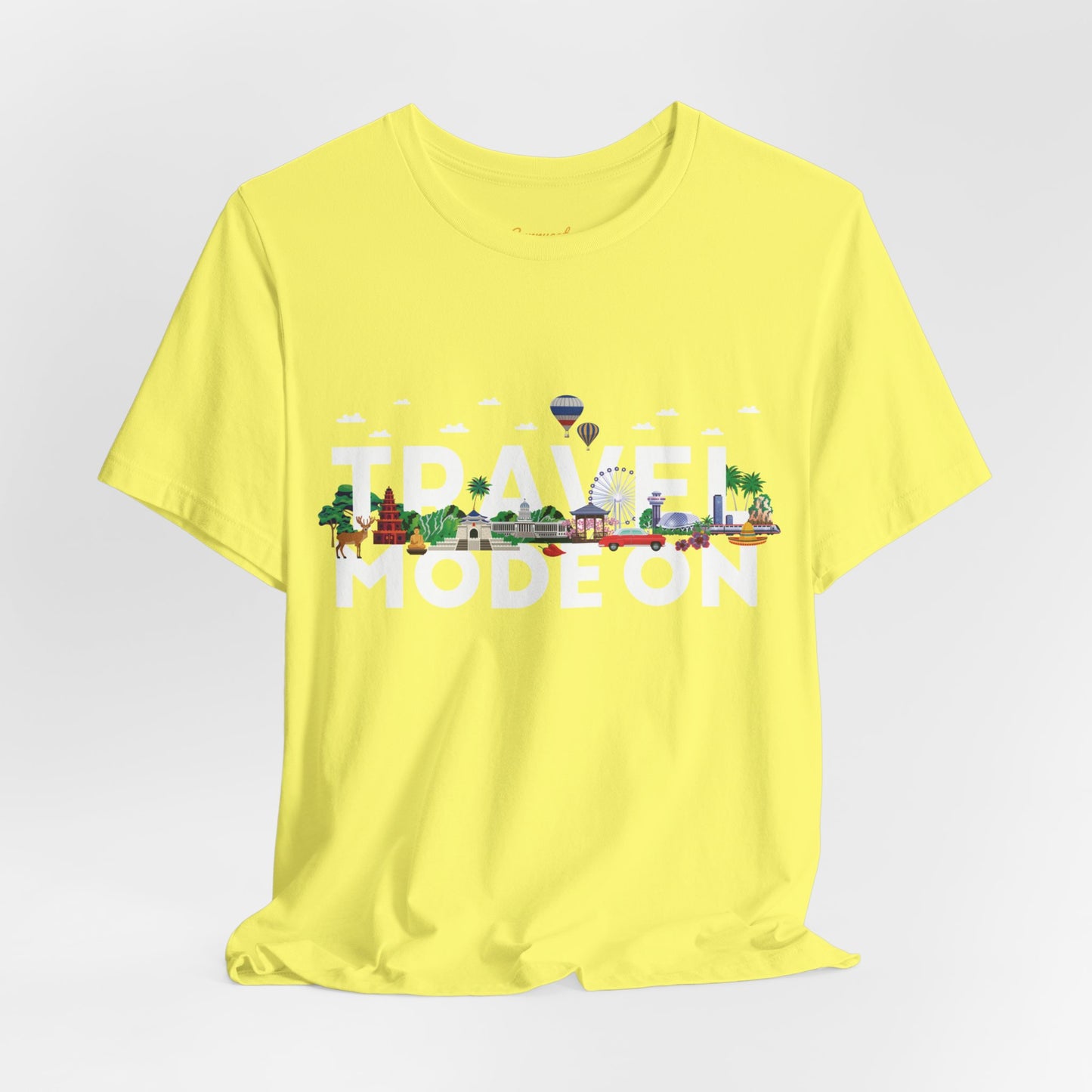 Travel Mode On Graphic T-shirt - Currycature 🇺🇸