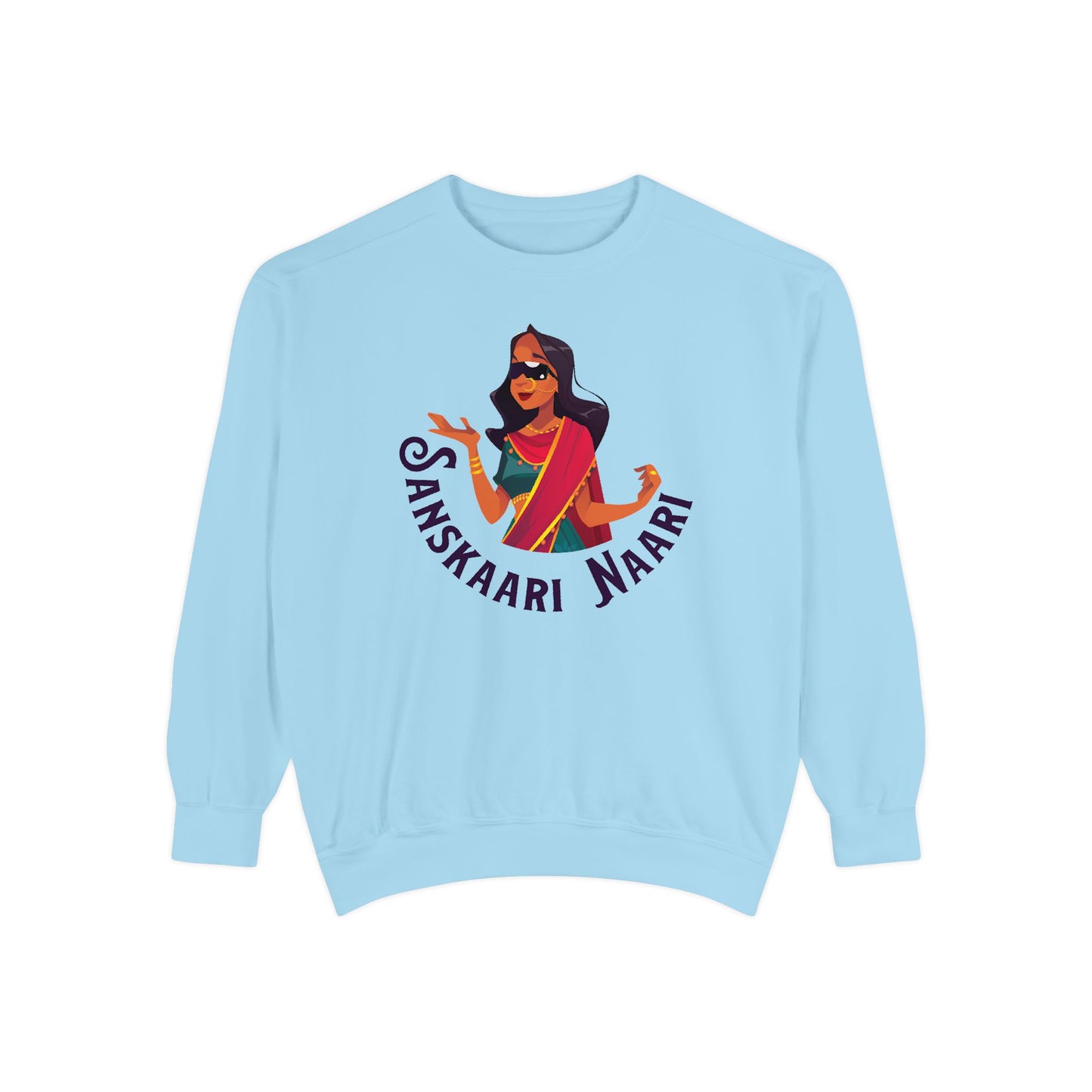 Sanskaari Naari Garment-Dyed Sweatshirt