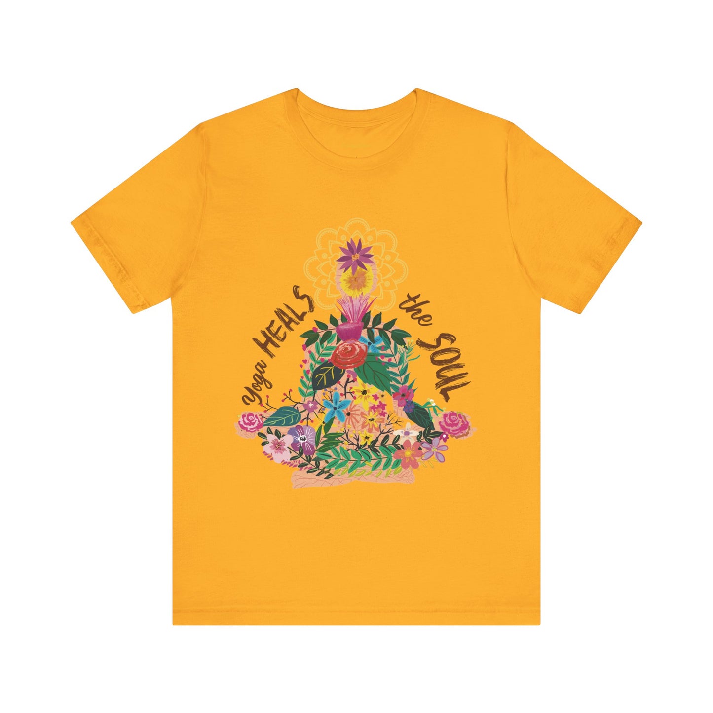 Yoga Heals The Soul Graphic T-shirt