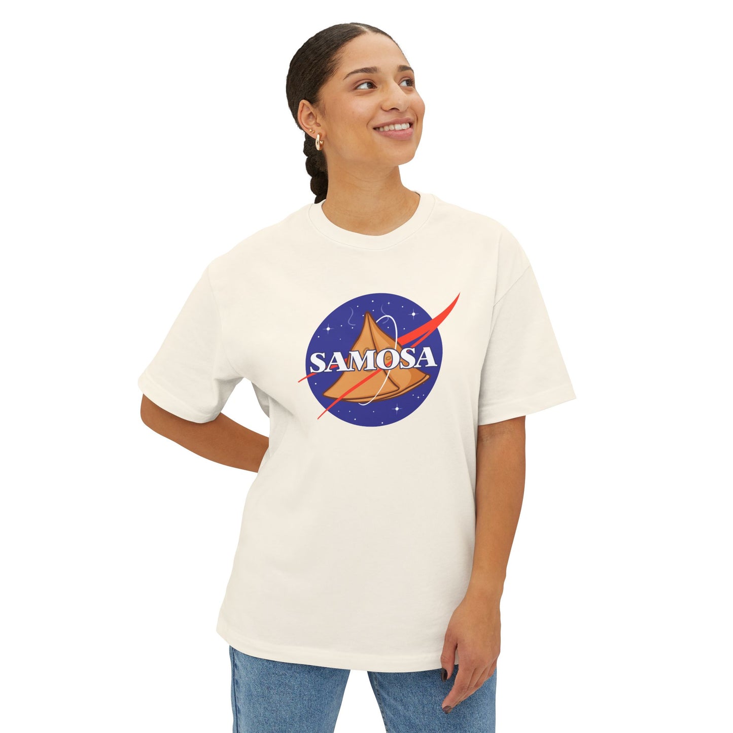 Nasa-Samosa Oversized Tee