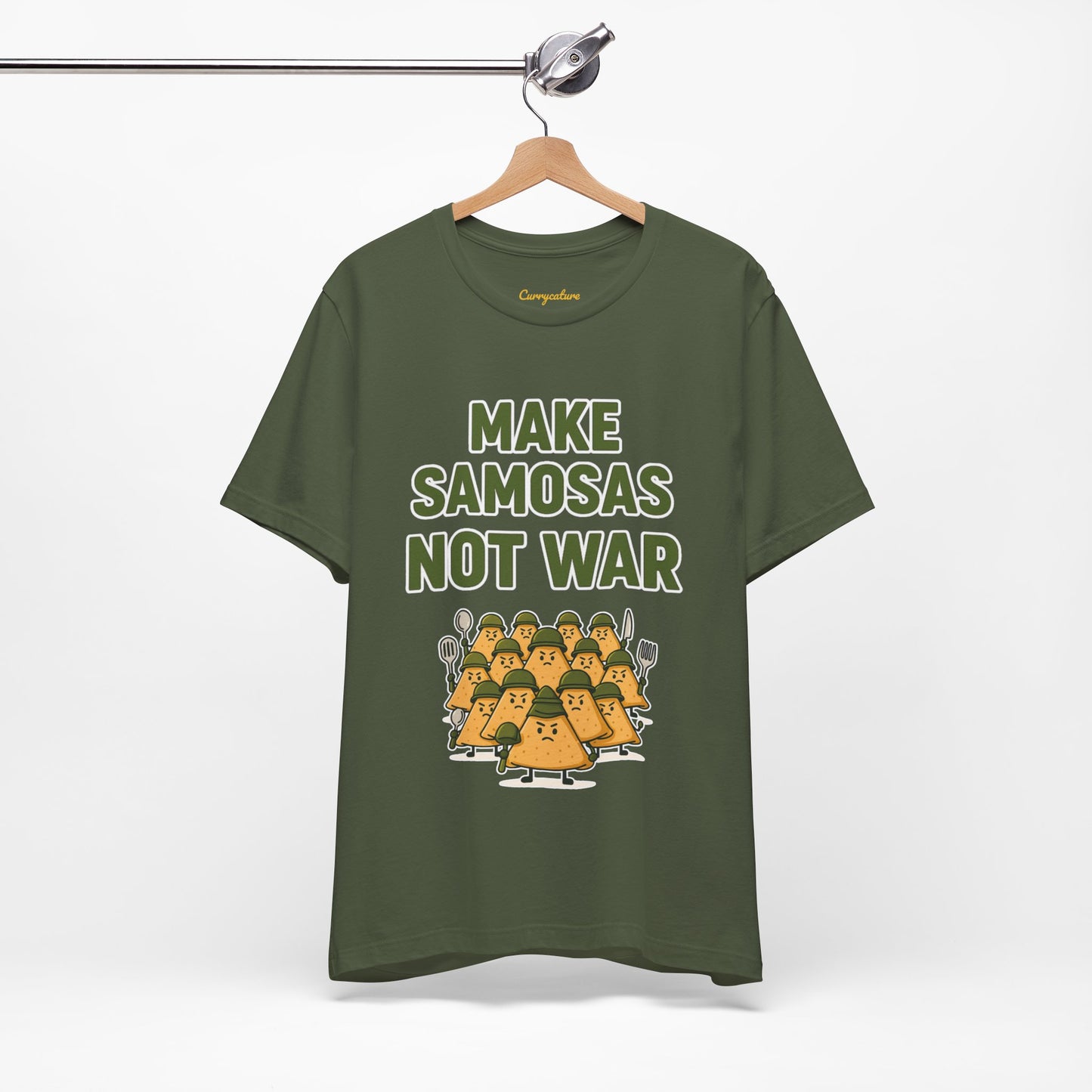 Make Samosas Not War Graphic T-shirt