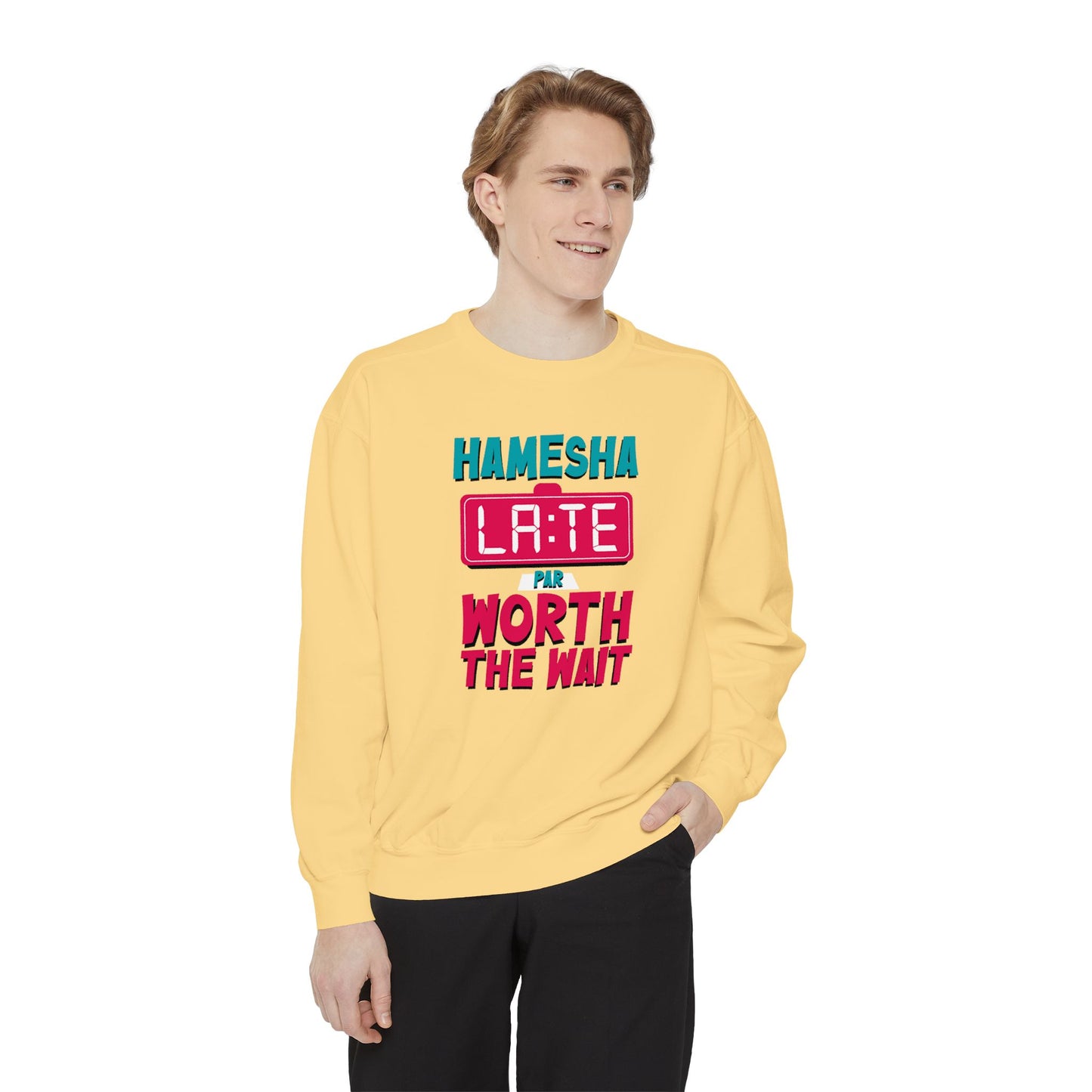 Hamesha Late Garment-Dyed Sweatshirt
