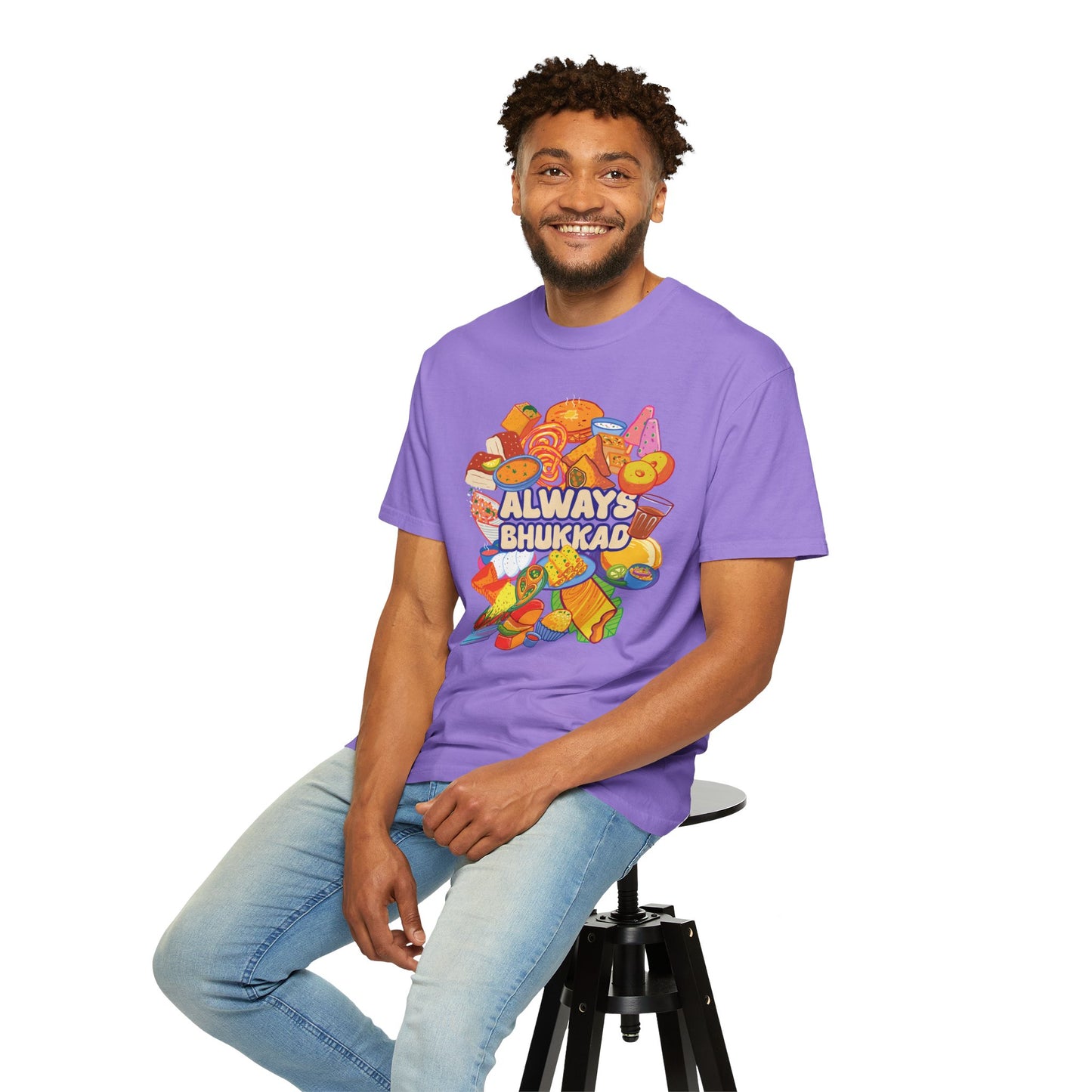 Always Bhukkad unisex graphic tee