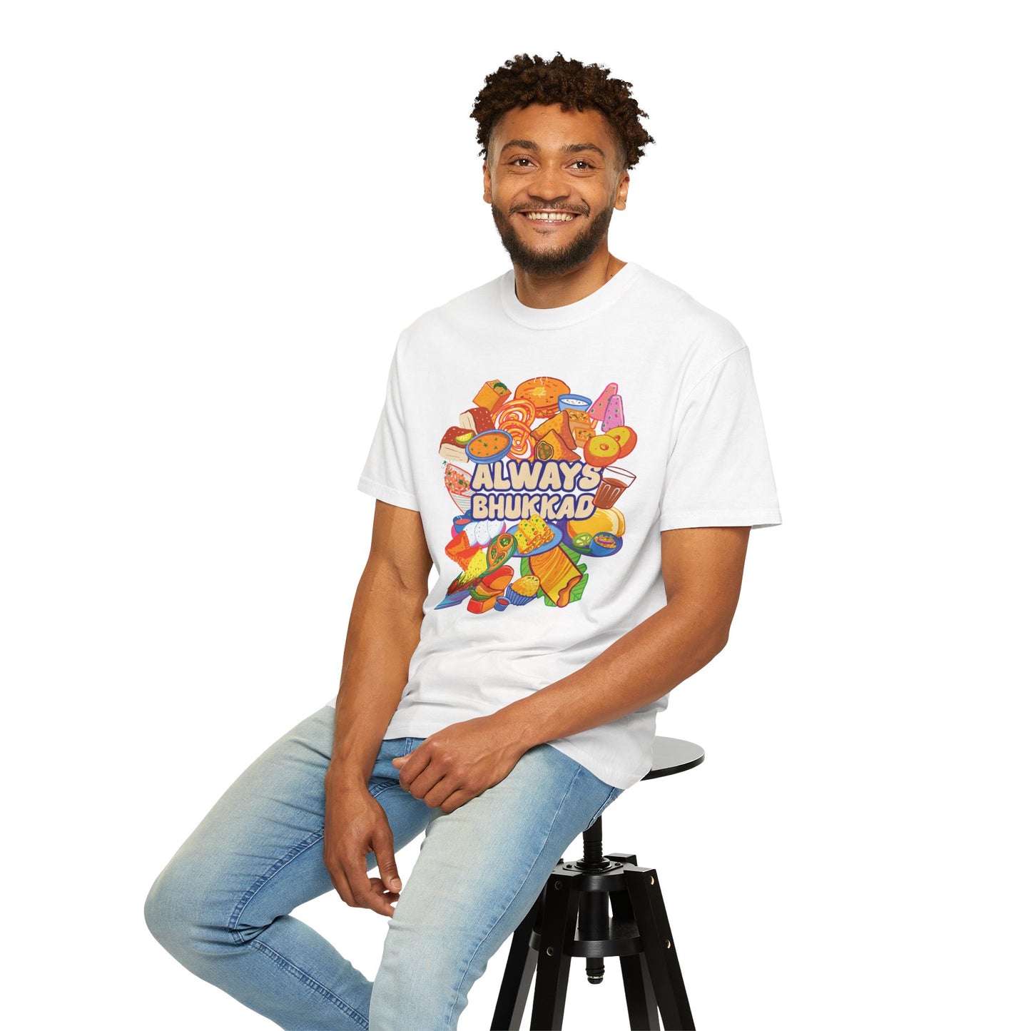 Always Bhukkad unisex graphic tee