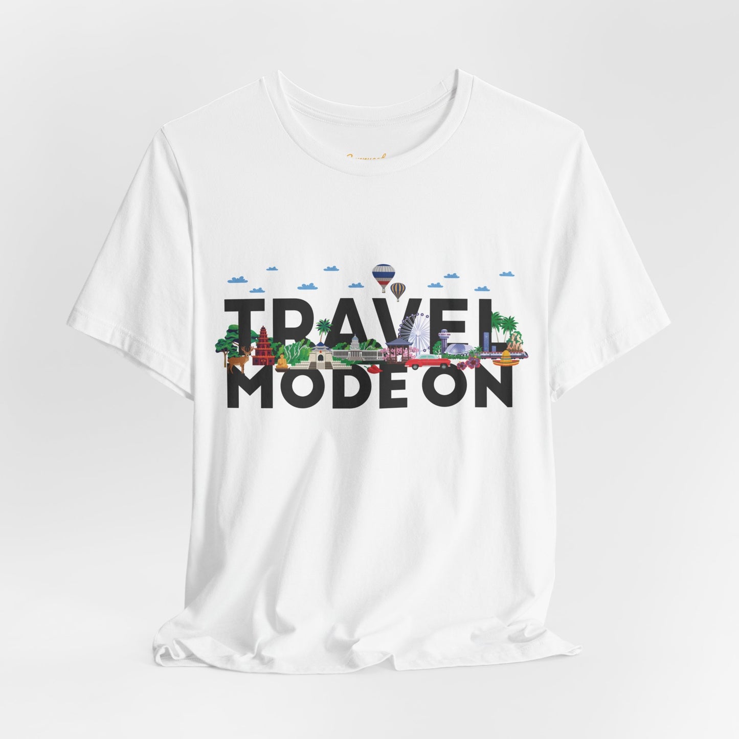 Travel Mode On Graphic T-shirt - Currycature 🇺🇸
