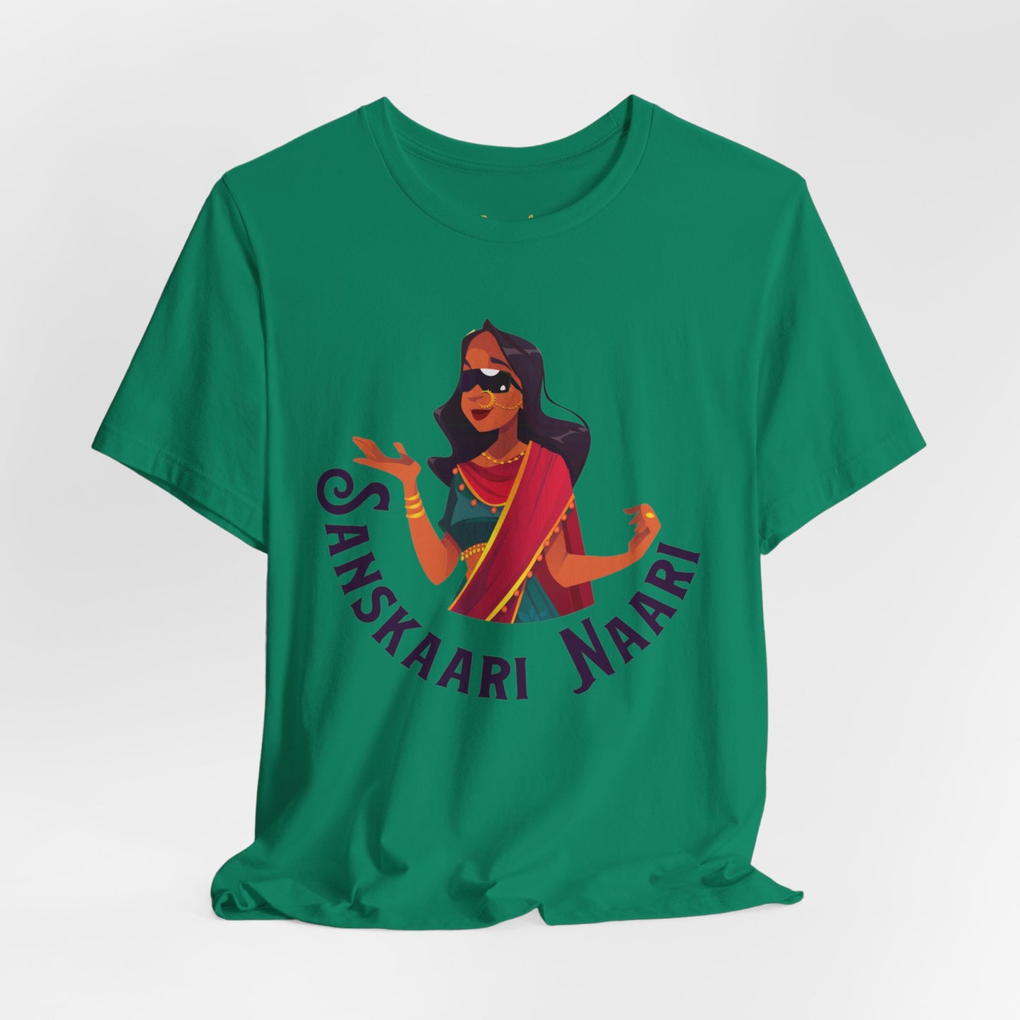 Sanskaari Naari Graphic T-shirt - Currycature 🇺🇸