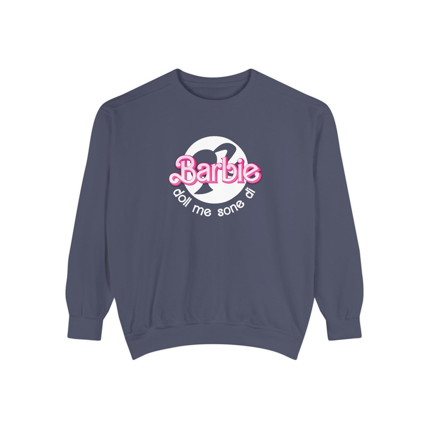 Barbie Doll Garment-Dyed Sweatshirt