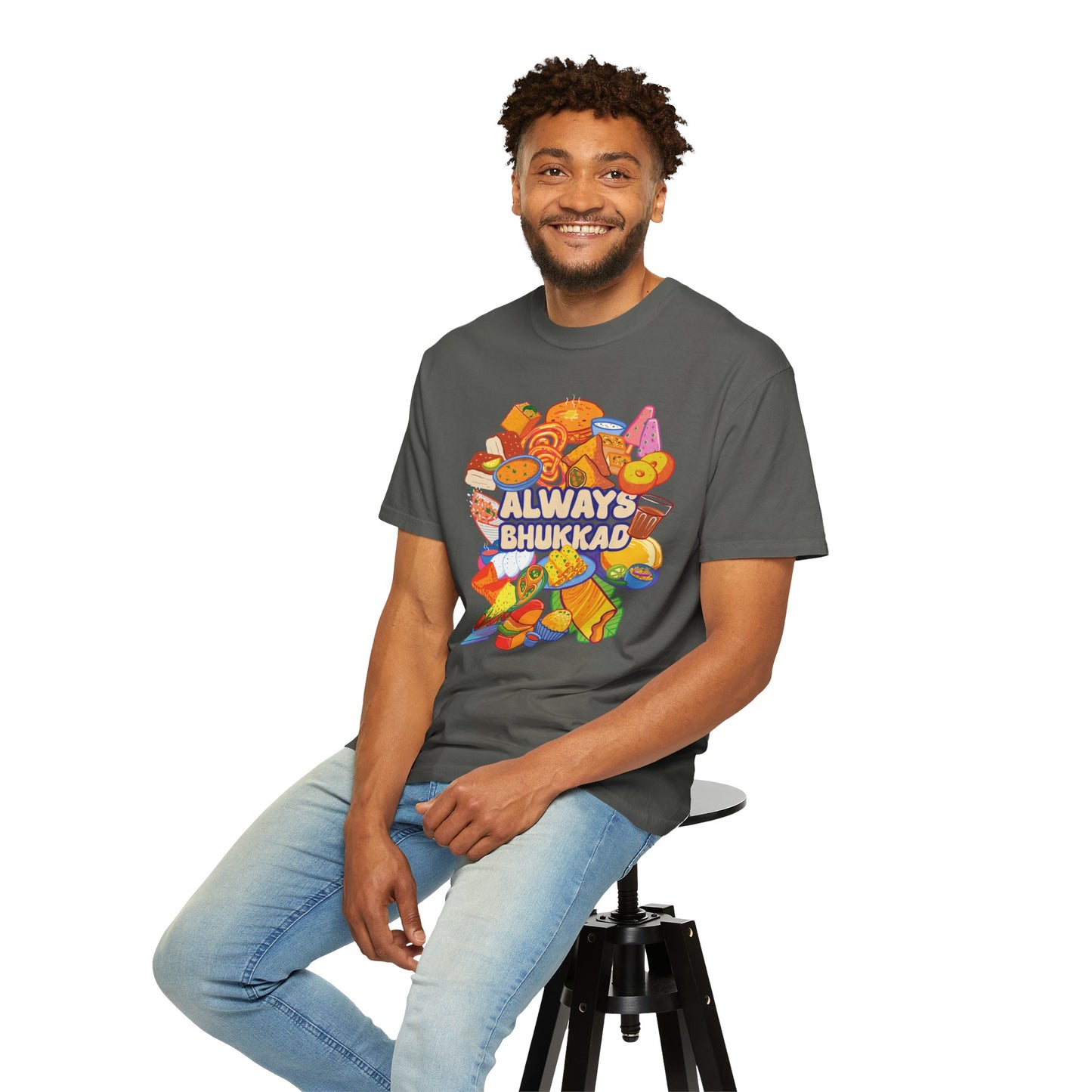Always Bhukkad unisex graphic tee