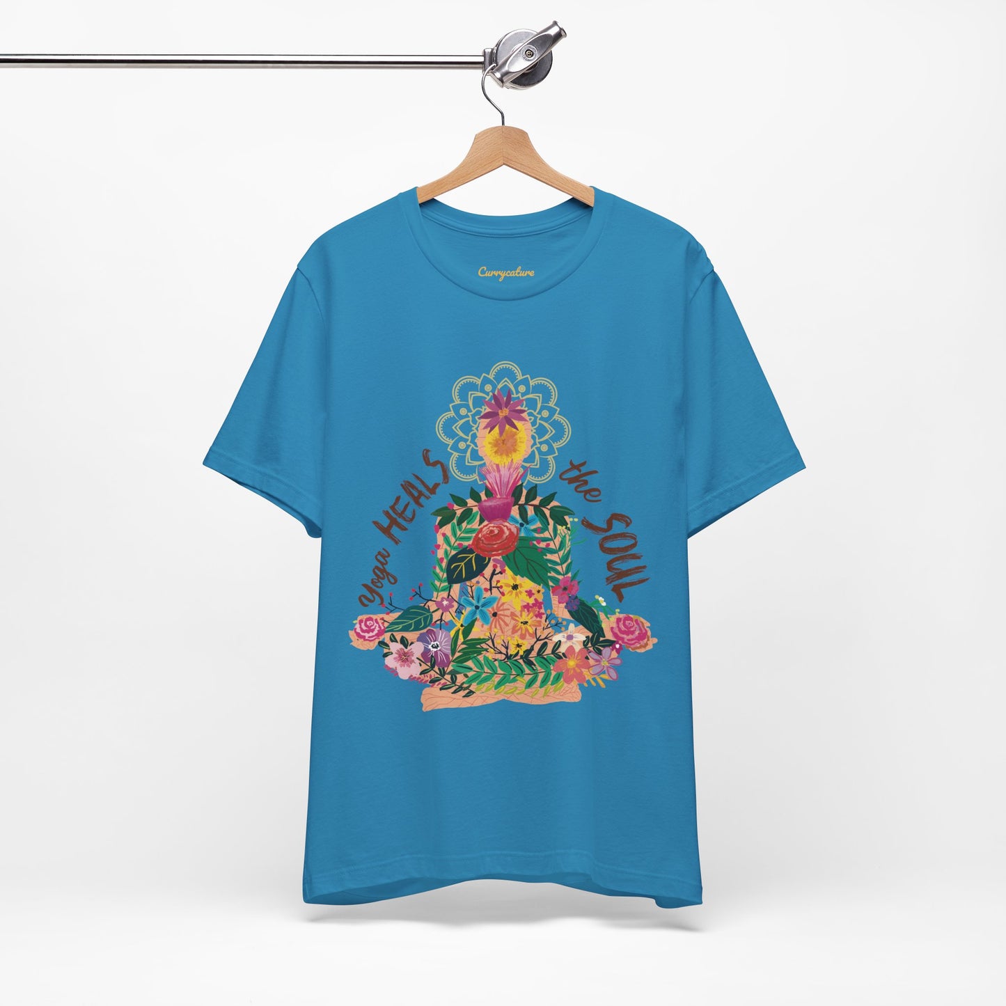 Yoga Heals The Soul Graphic T-shirt
