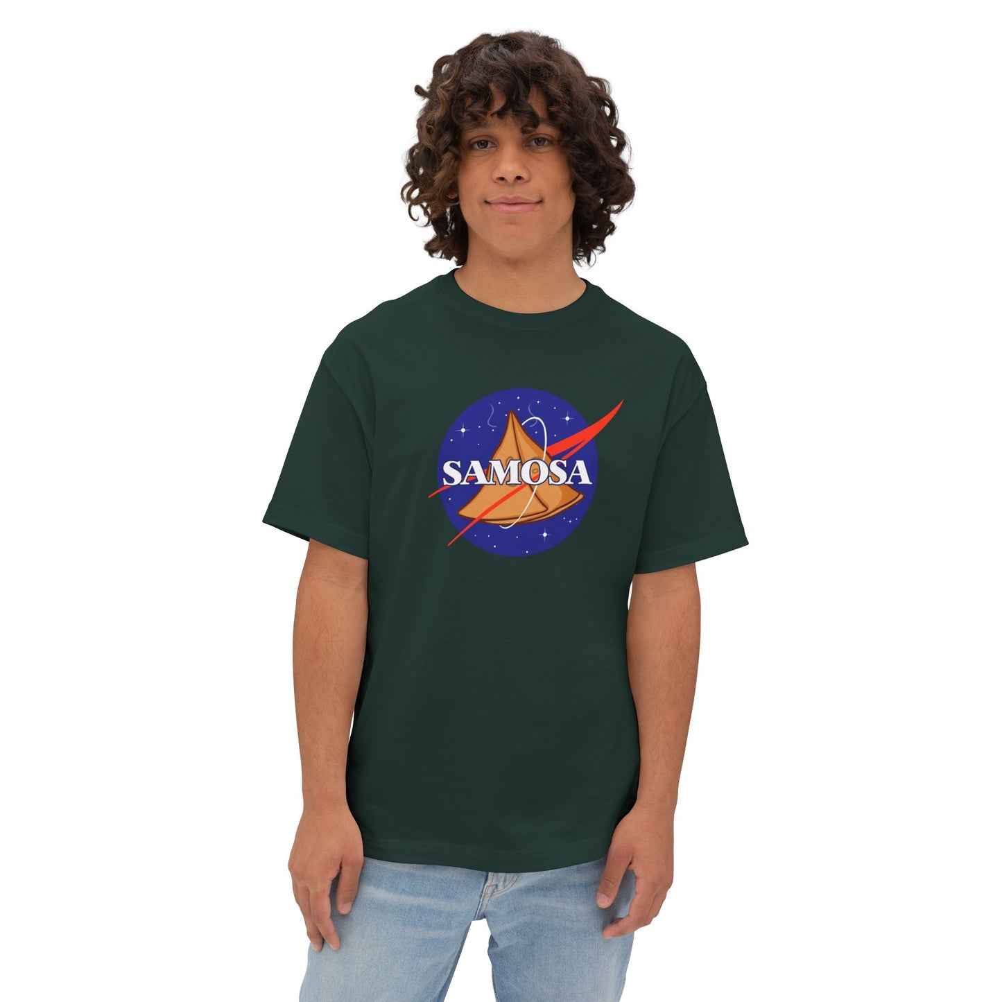 Nasa-Samosa Oversized Tee