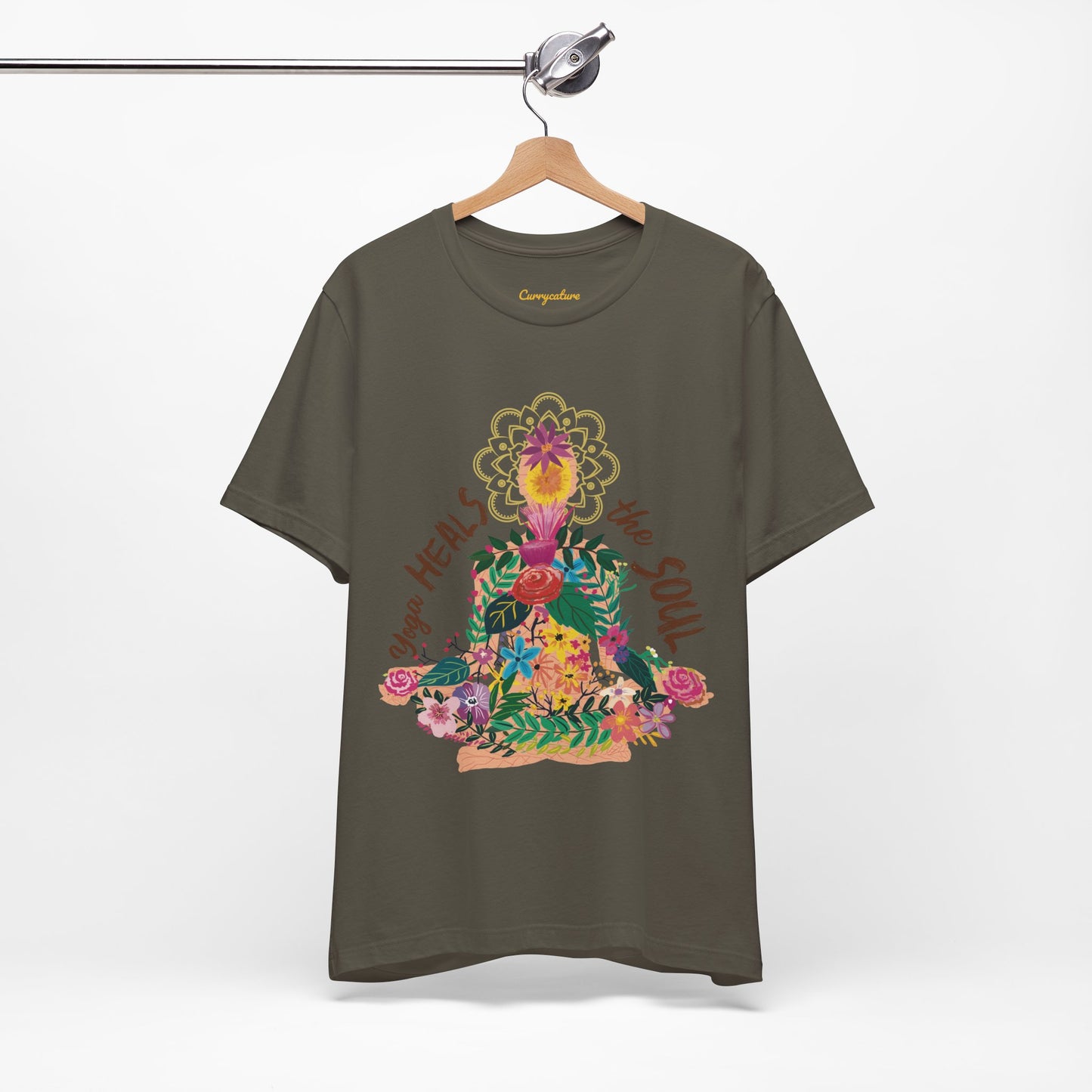 Yoga Heals The Soul Graphic T-shirt