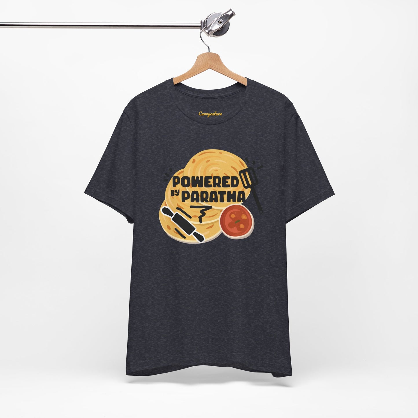 Powered by Paratha Graphic T-shirt