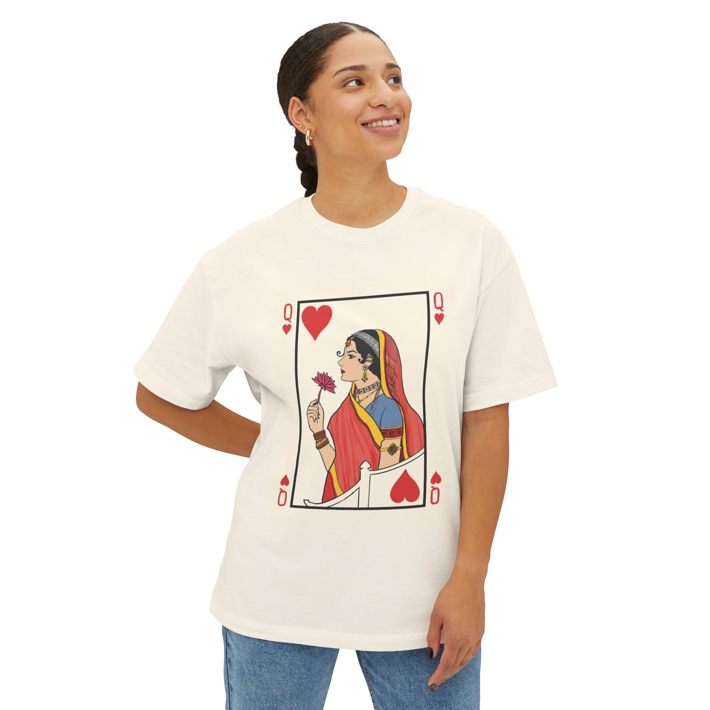 Queen of Hearts Oversized Tee