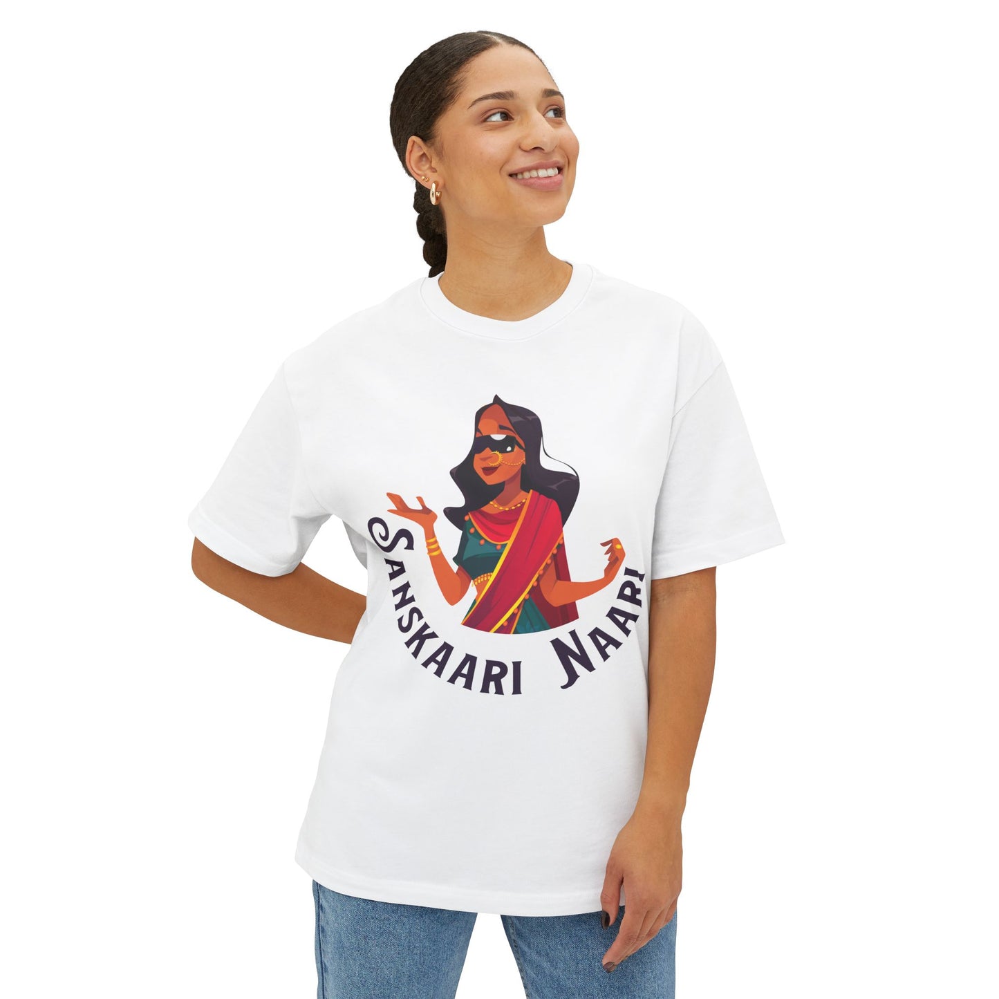 Sanskaari Naari Oversized Tee