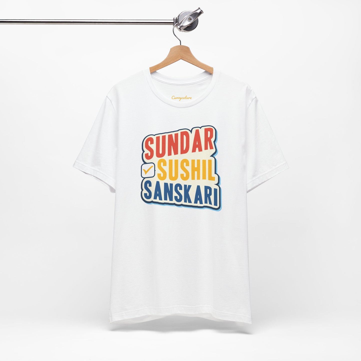 Sundar Sushil Sanskari Graphic T-shirt