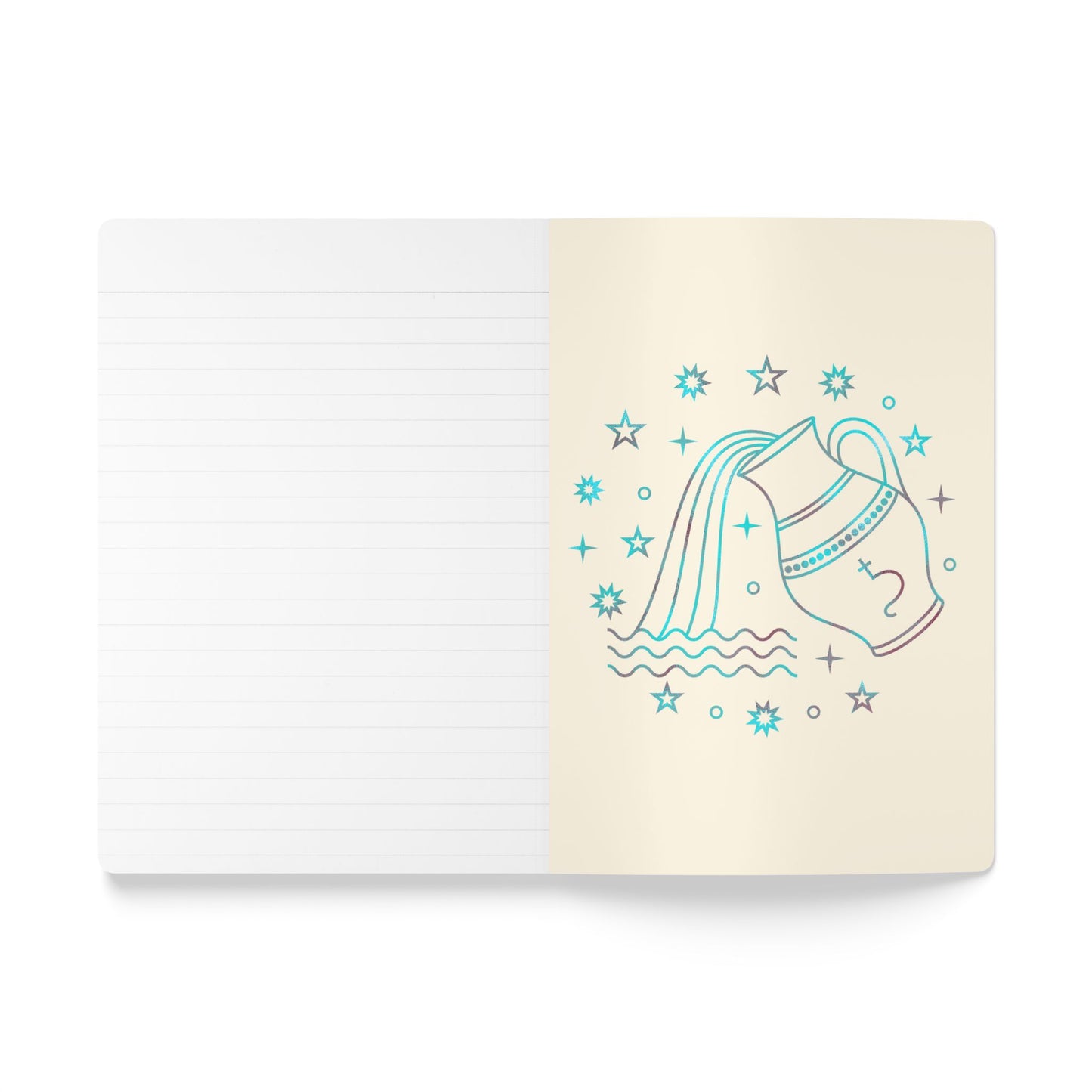 Aquarius Softcover Journal