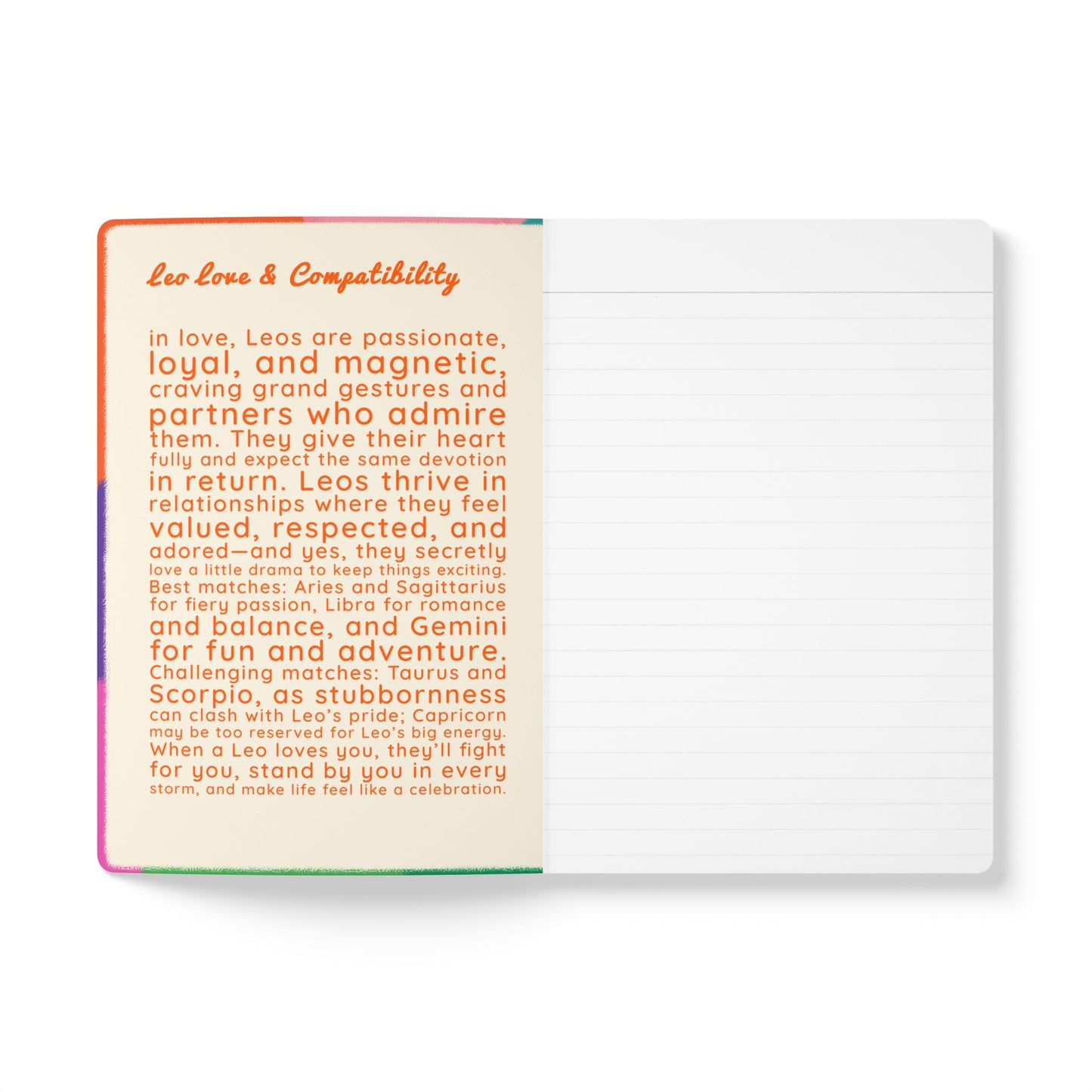 Leo Softcover Journal
