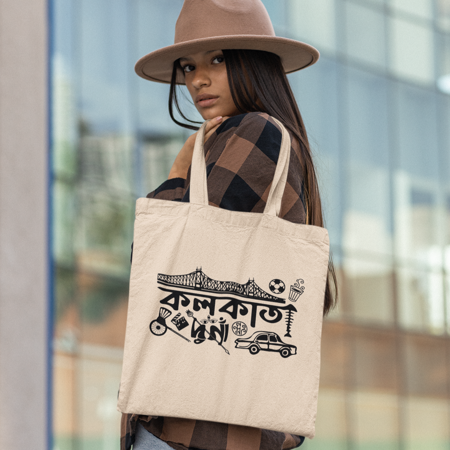 Kolkata Canvas Tote Bag - Currycature 🇺🇸