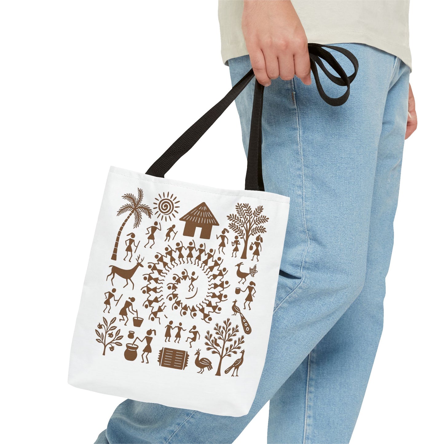Warli Art Tote Bag