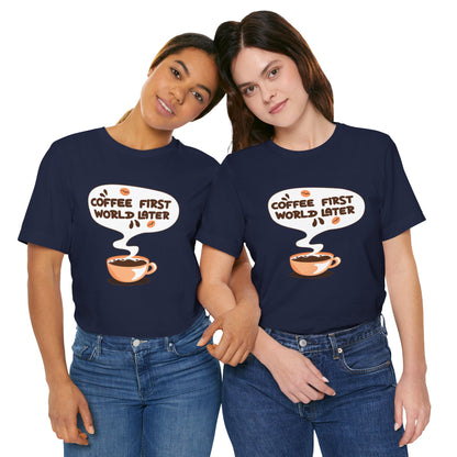 Coffee First Graphic Tee - Currycature 🇺🇸