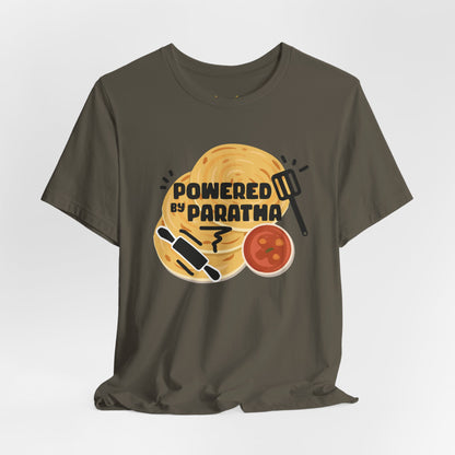 Powered by Paratha Graphic T-shirt