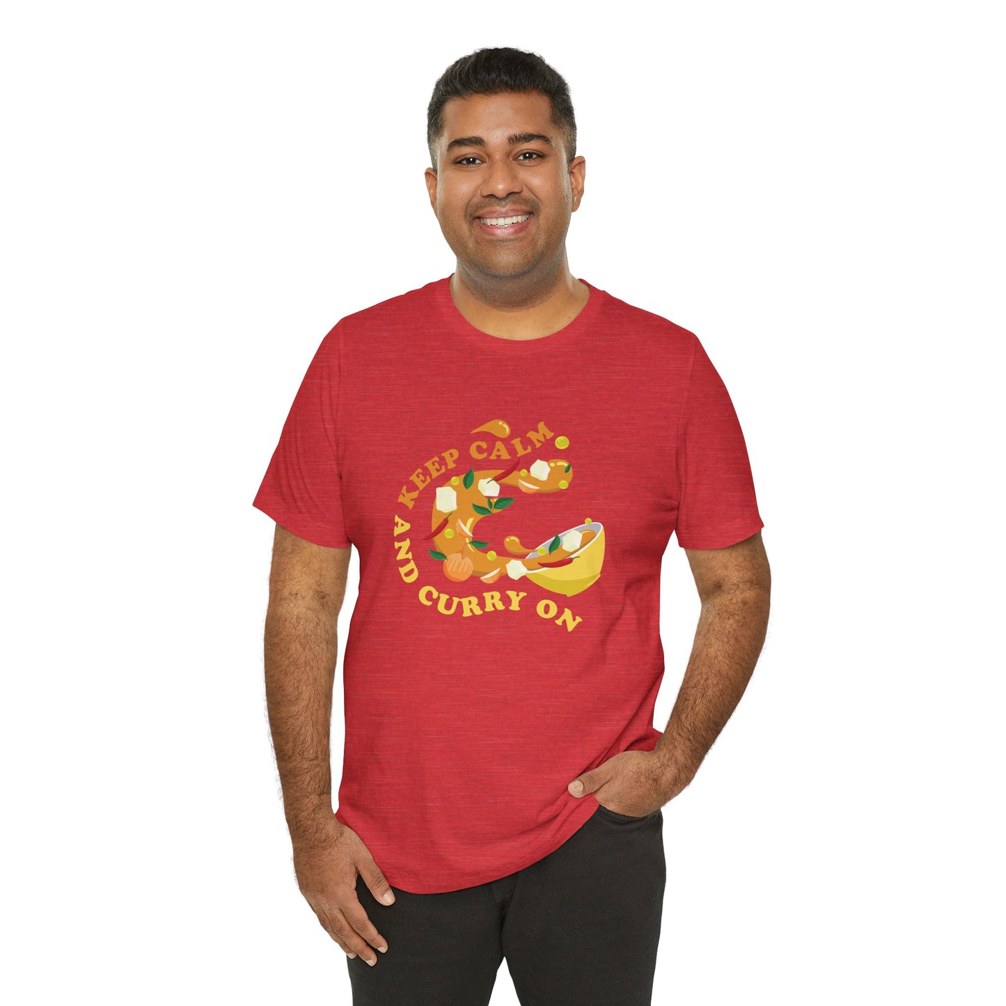 Keep Calm and Curry On Graphic T-shirt