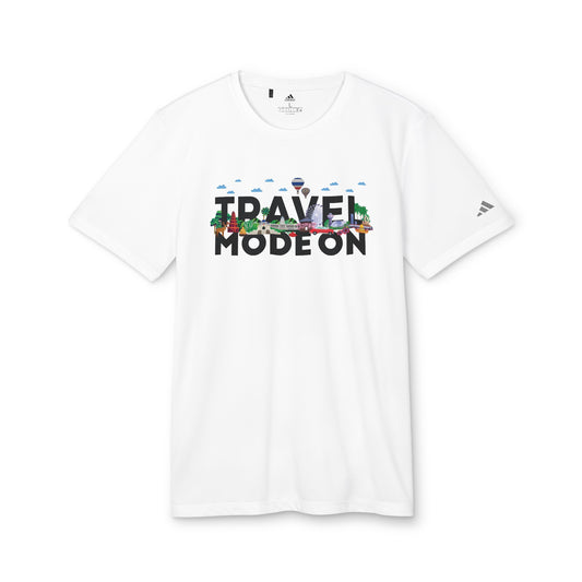 Travel Mode On adidas® Unisex Sport T-shirt