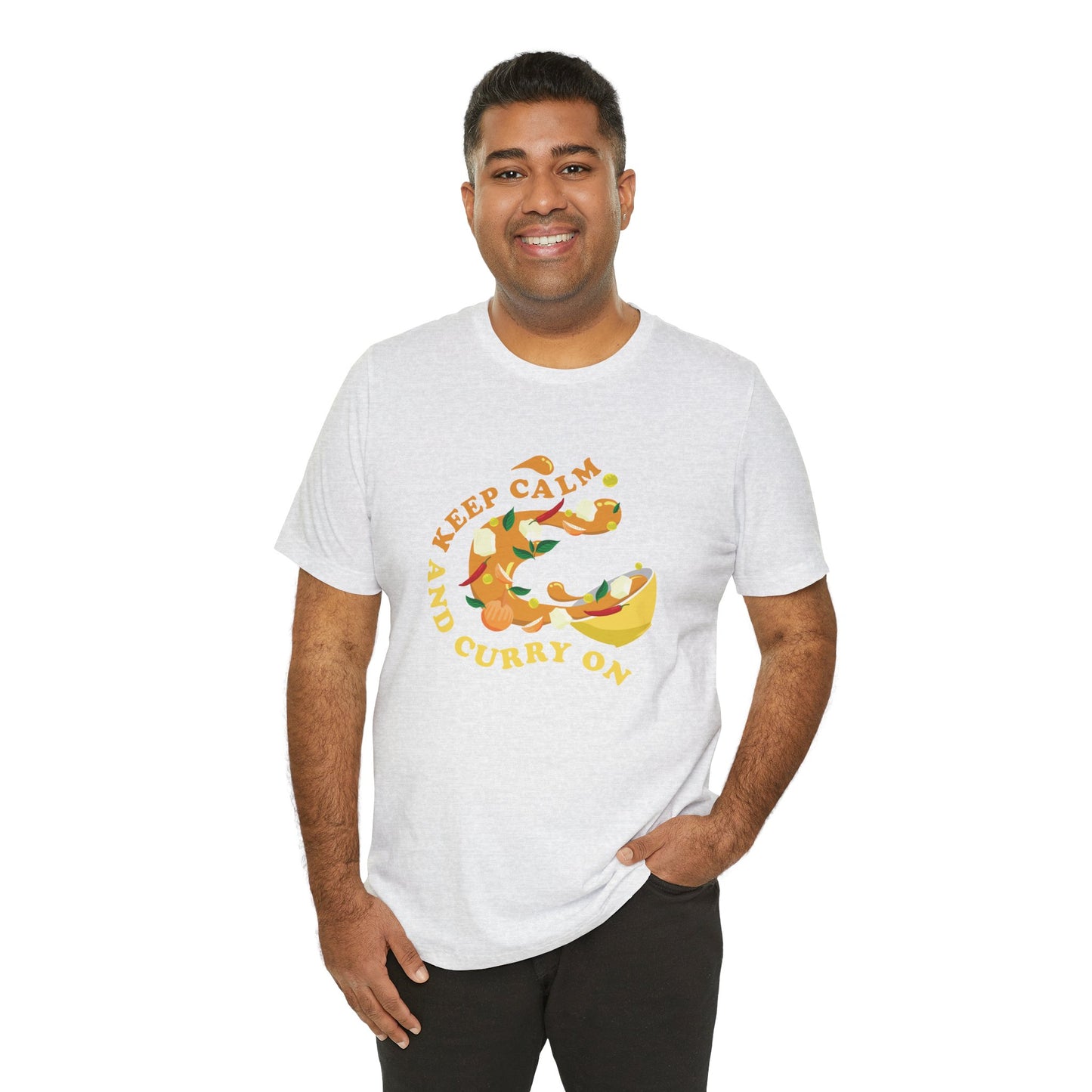 Keep Calm and Curry On Graphic T-shirt