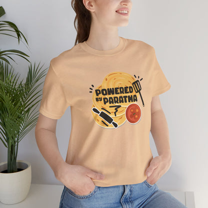 Women's Powered by Paratha Graphic Tee