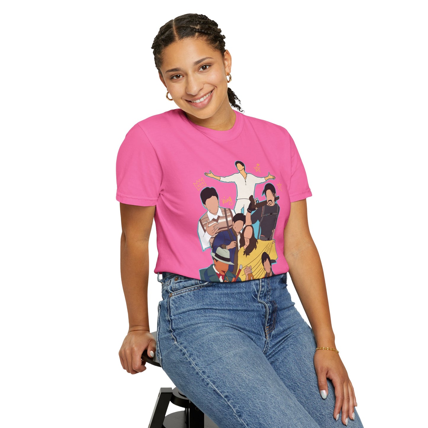 King SRK collage Graphic T-shirt.