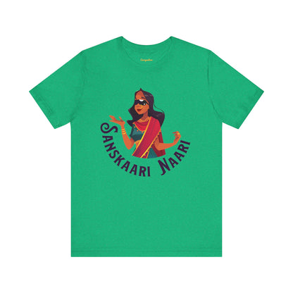 Sanskaari Naari Graphic T-shirt