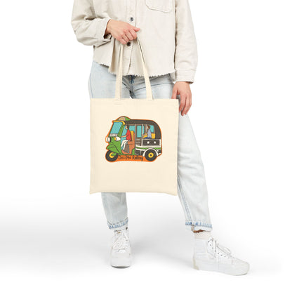 Auto Cotton Canvas Tote Bag