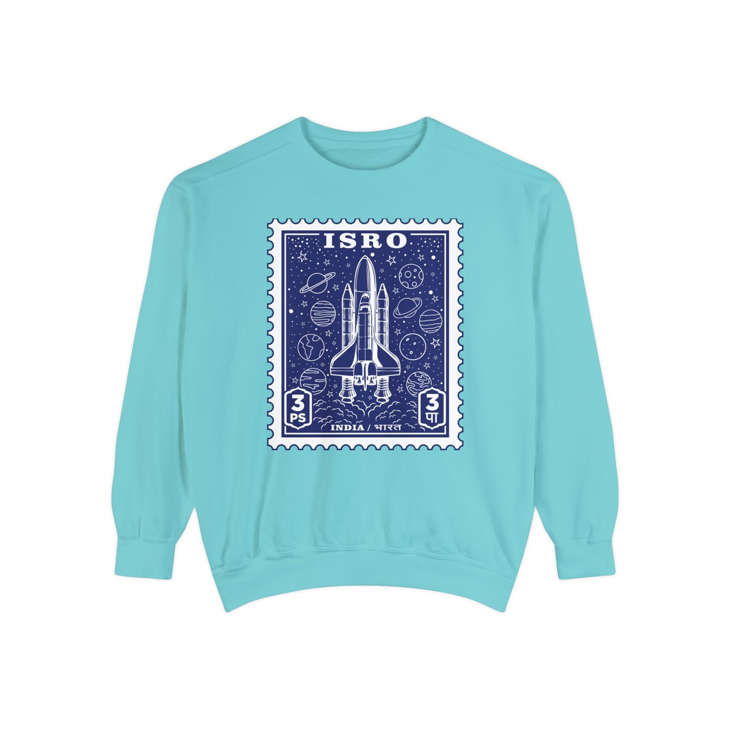 ISRO Unisex Garment-Dyed Sweatshirt