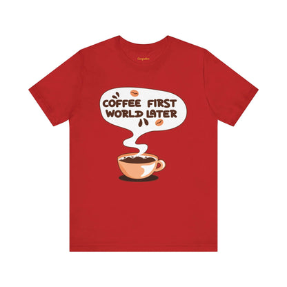 Coffee First Graphic T-shirt