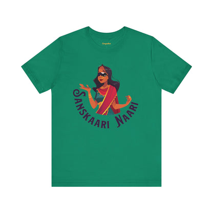 Sanskaari Naari Graphic T-shirt