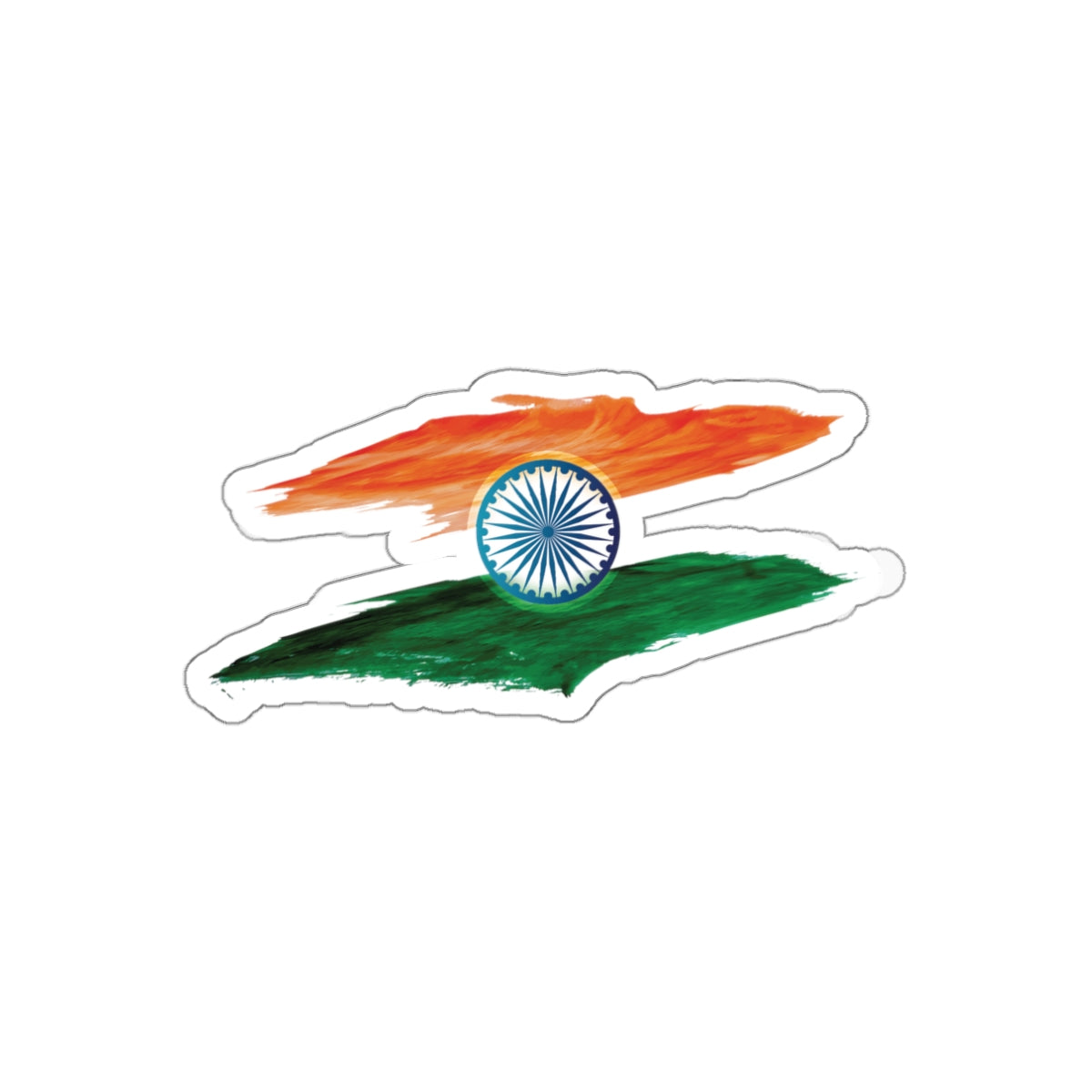 Tricolor Die-Cut Sticker