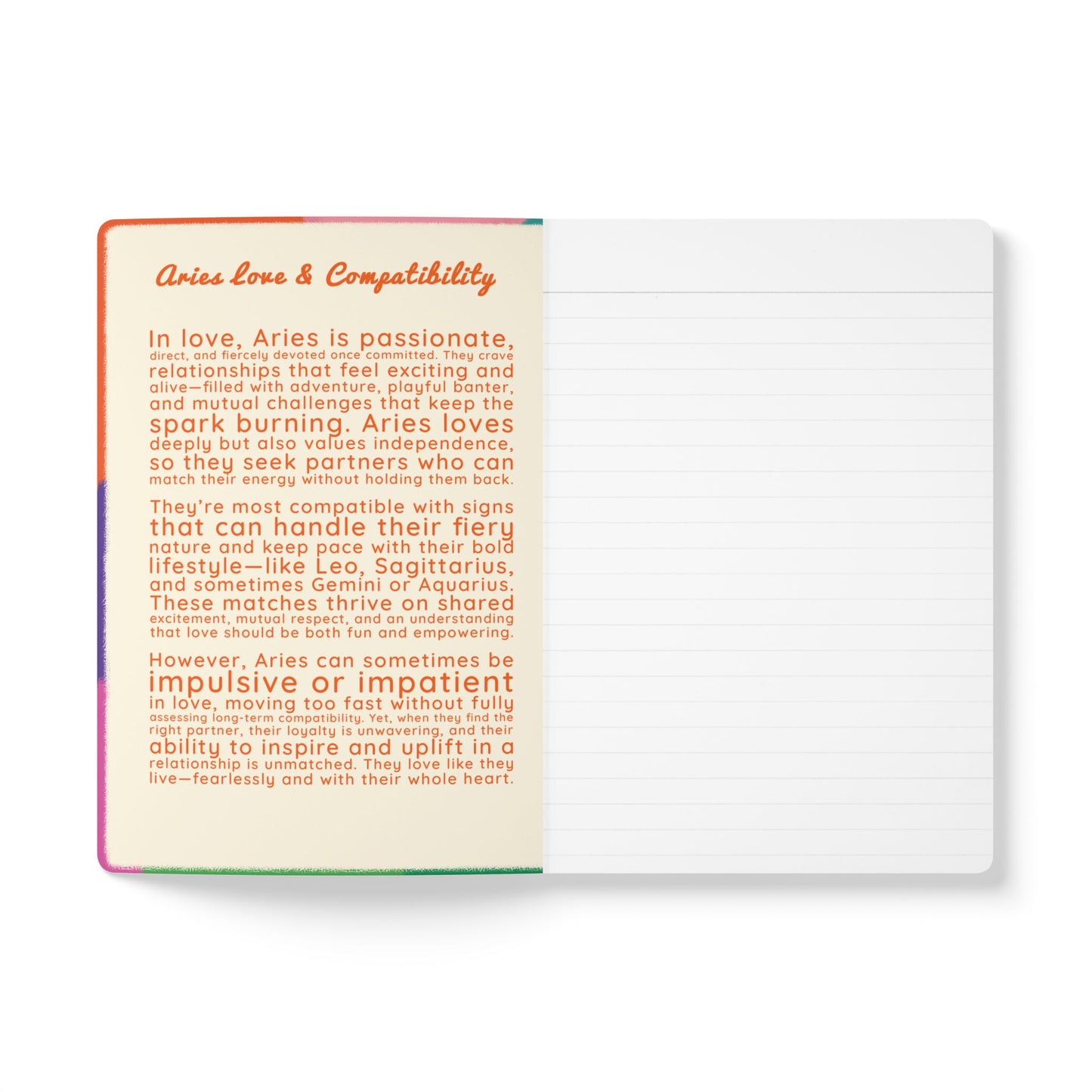 ARIES Softcover Journal