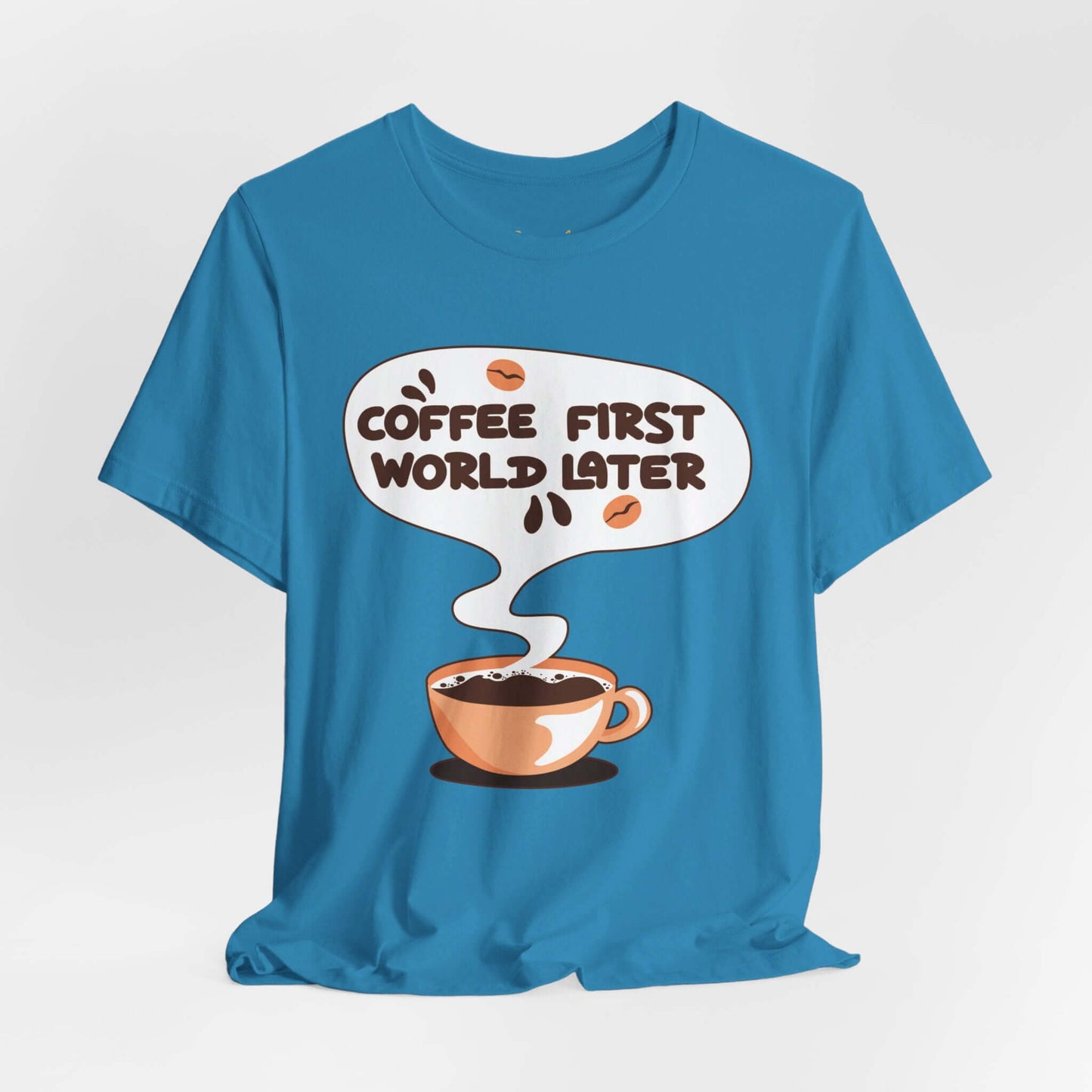 Coffee First Graphic T-shirt