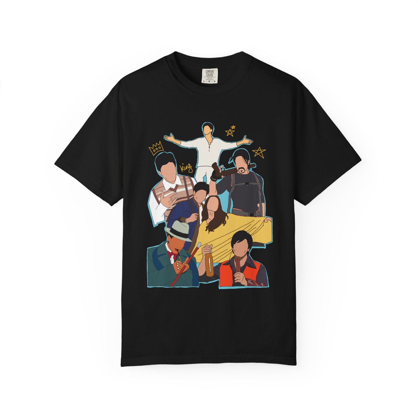 King SRK collage Graphic T-shirt.