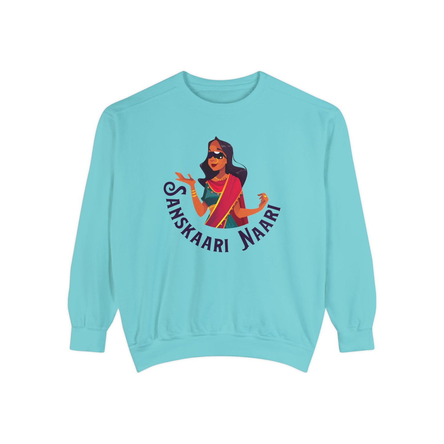 Sanskaari Naari Garment-Dyed Sweatshirt