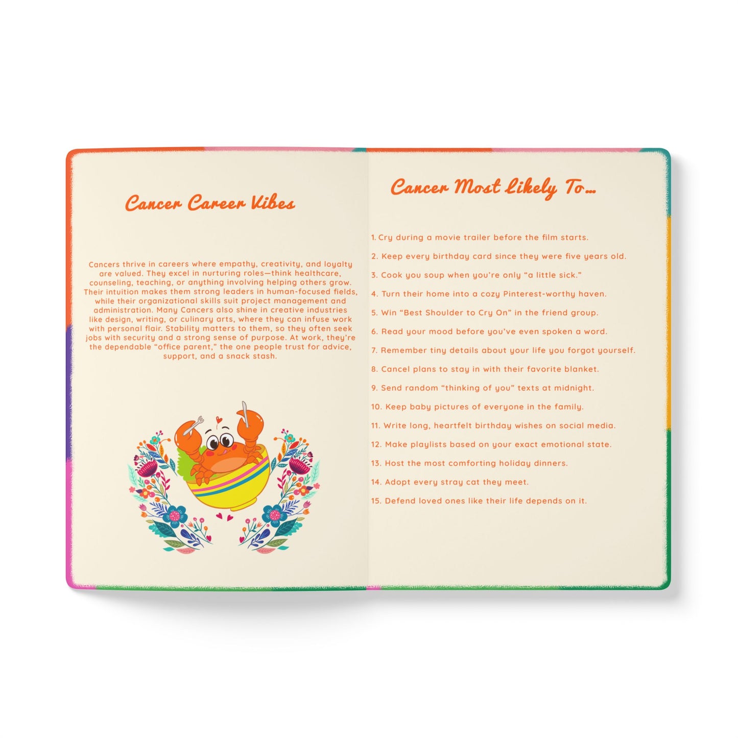 CANCER Softcover Journal